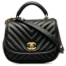 CC Chevron Mini-Tasche mit Griff oben - Chanel