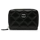 CC Matelasse Zip Coin Purse - Chanel