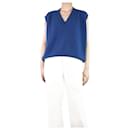 Blue sleeveless cashmere vest - size S - Autre Marque
