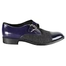 Navy Felt and Leather Monk strap - Tod's