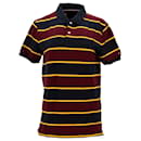 Poloshirt aus reiner Baumwolle mit mehrfarbigen Streifen für Herren - Tommy Hilfiger