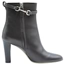 Black leather ankle boots - Bally