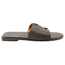 Brown Izmir Sandals - Hermès