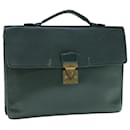 LOUIS VUITTON Taiga Tovagliolo Kourad Business Bag Epicea M30074 LV Auth bs11047 - Louis Vuitton