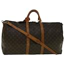 Louis Vuitton Monograma Keepall Bandouliere 60 Boston Bag M41412 Autenticação de LV 58388
