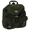 PRADA Backpack Nylon Khaki Auth 63118 - Prada