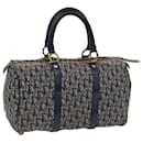 Christian Dior Trotter Canvas Hand Bag Navy Auth 63255
