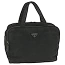 PRADA Hand Bag Nylon Black Auth bs10000 - Prada