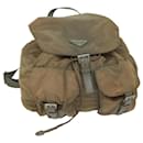 PRADA Backpack Nylon Khaki Auth bs11160 - Prada