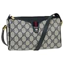 GUCCI GG Supreme Sherry Line Shoulder Bag PVC Red Navy 89 02 018 Auth yk10686 - Gucci