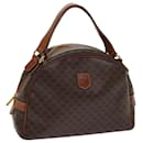 CELINE Borsa a Mano Tela Macadam Pelle PVC Marrone Auth 63440 - Céline