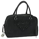 PRADA Hand Bag Nylon Black Auth 63754 - Prada