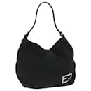 FENDI Shoulder Bag Nylon Black Auth fm3013 - Fendi