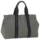 BOTTEGAVENETA Tote Bag Canvas Gray Auth bs11029 - Autre Marque