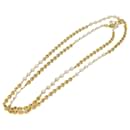 CHANEL Necklace Gold Tone CC Auth bs10911 - Chanel