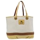 BURBERRY Blue Label Tote Bag Toile Beige Auth ti1544 - Burberry