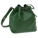 LOUIS VUITTON Epi Petit Noe Shoulder Bag Green M44104 LV Auth 64567 - Louis Vuitton