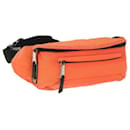 PRADA Waist bag Nylon Orange Auth hk893 - Prada