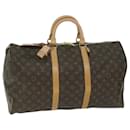 Louis Vuitton Monogram Keepall 50 Sac Boston M41426 Auth LV 64779UNE