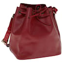 LOUIS VUITTON Epi Petit Noe Shoulder Bag Red M44107 LV Auth 62508 - Louis Vuitton