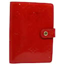 LOUIS VUITTON Monogramm Vernis Agenda PM Tagesplaner-Einband Rot R21016 Auth ki3719 - Louis Vuitton