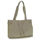 GUCCI Tote Bag Leather Beige Auth ar11129 - Gucci