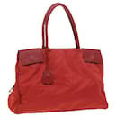 PRADA Hand Bag Nylon Red Auth bs11015 - Prada