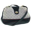 GUCCI Micro GG Canvas Shoulder Bag Navy 116 02 107 Auth ti1434 - Gucci