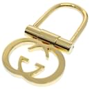 GUCCI ineinandergreifender Schlüsselring aus Metall in Goldfarbe, Authentizität2581 - Gucci