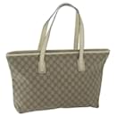 GUCCI GG Canvas Tote Bag Coated Canvas Beige Auth 64875 - Gucci