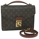 Louis Vuitton Monogram Monceau 28 Hand Bag 2way M51185 LV Auth 62474