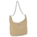GUCCI Chain Shoulder Bag Leather Beige 001 3874 2404 auth 62334 - Gucci