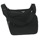 PRADA Shoulder Bag Nylon Black Auth 62908 - Prada