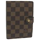 LOUIS VUITTON Damier Ebene Agenda PM Day Planner Cover R20700 Auth LV 64156 - Louis Vuitton