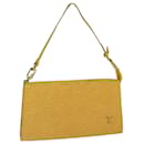 LOUIS VUITTON Epi Pochette Accessoires Pouch Yellow M52989 LV Auth bs11242 - Louis Vuitton