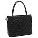 CHANEL Tote Bag Caviar Skin Standard Black A01804 CC Auth fm3060A - Chanel