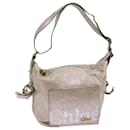 Chloe Shoulder Bag Leather Silver 02-09-51-5859 Auth bs10804 - Chloé