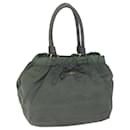 PRADA Hand Bag Nylon Gray Auth bs10846 - Prada