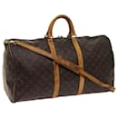 Louis Vuitton Monograma Keepall Bandouliere 55 Boston Bag M41414 Autenticação de LV 62230