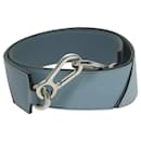 LOEWE For Puzzle Bag Shoulder Strap Leather 31.1"" Blue Auth ar11068 - Loewe