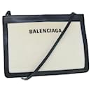 BALENCIAGA Shoulder Bag Canvas White 339937 Auth bs10840 - Balenciaga