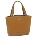BURBERRY Tote Bag Leather Brown Auth ep2860 - Burberry
