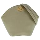 Salvatore Ferragamo Shoulder Bag Leather Beige Auth bs10990
