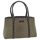 Gucci GG Supreme Tote Bag bege 111595 auth 62421