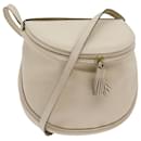 BOTTEGAVENETA Shoulder Bag Leather White Auth bs10944 - Autre Marque