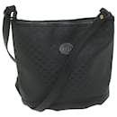 GUCCI Micro GG Canvas Shoulder Bag Black 001 14 0712 Auth ar11126 - Gucci