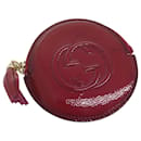 GUCCI Soho Coin Purse Patent leather Red 337946 Auth yk9952 - Gucci