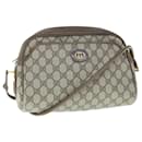GUCCI GG Supreme Web Sherry Line Shoulder Bag Beige Red Green Auth ar11072 - Gucci