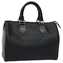 Louis Vuitton Epi Speedy 25 Hand Bag Black M43012 LV Auth 62070