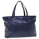 GUCCI GG Canvas Tote Bag Navy 211137 Auth ep2785 - Gucci